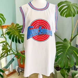White Tune Squad Basketball Jersey